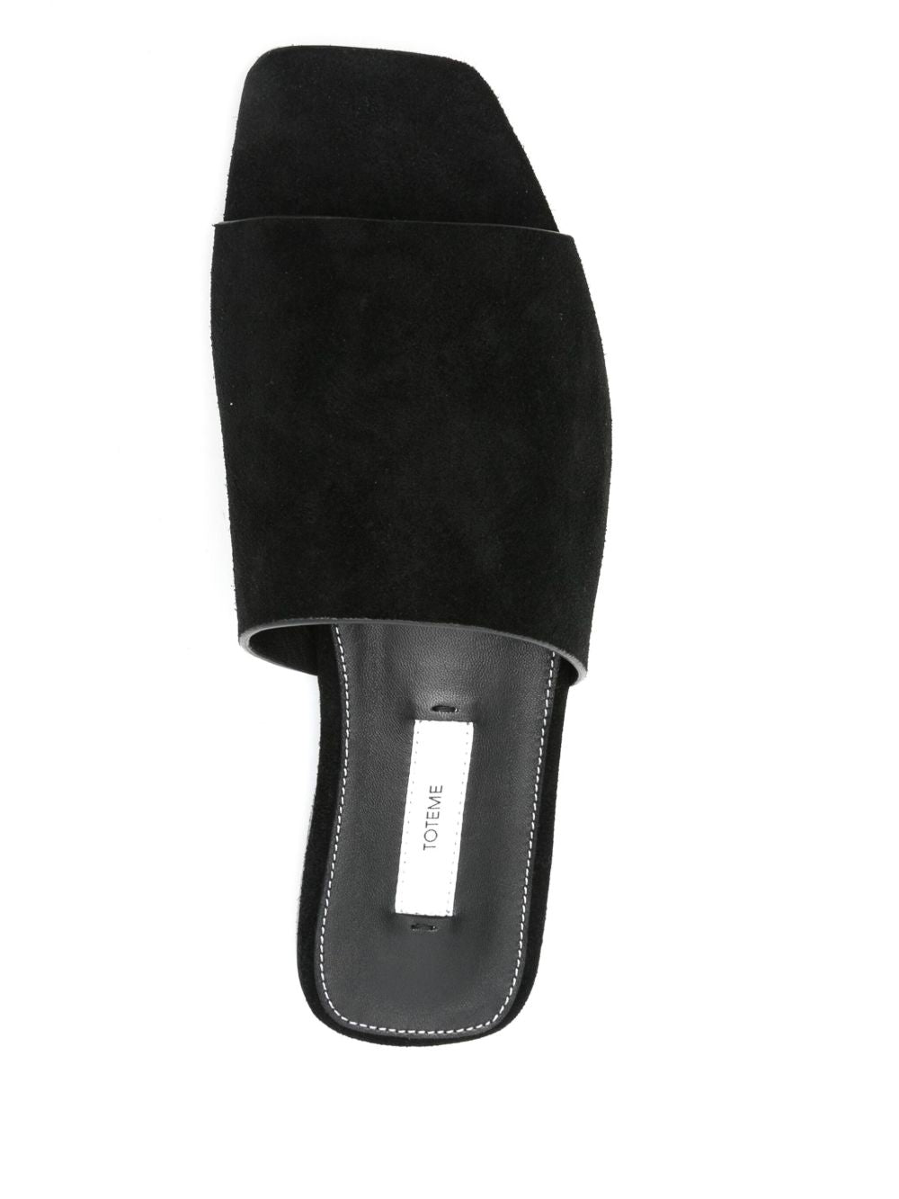 Toteme Women Velvet Flat Sandals TOTEME