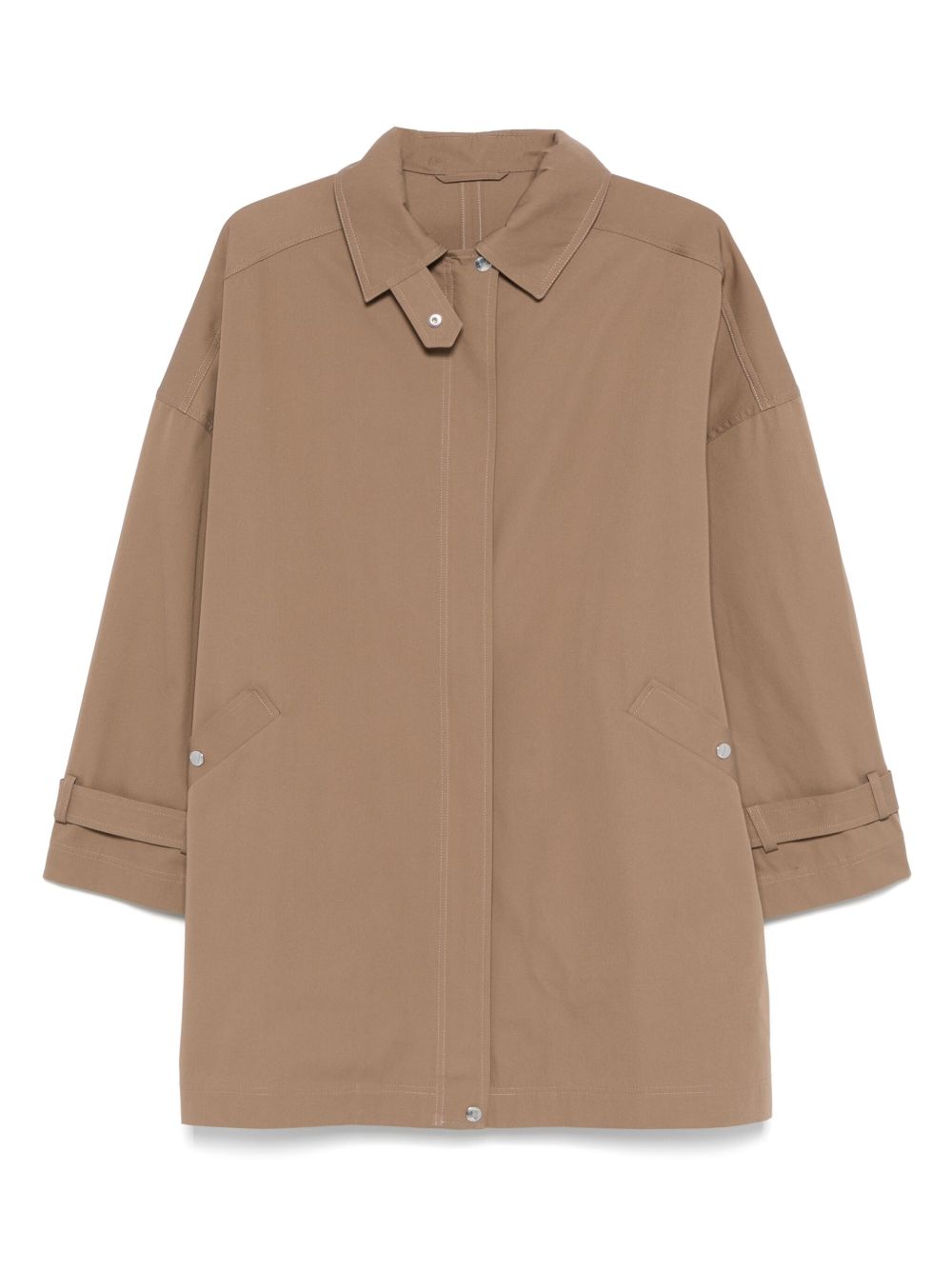 Toteme Women Organic Cotton Oversized Trench Coat TOTEME