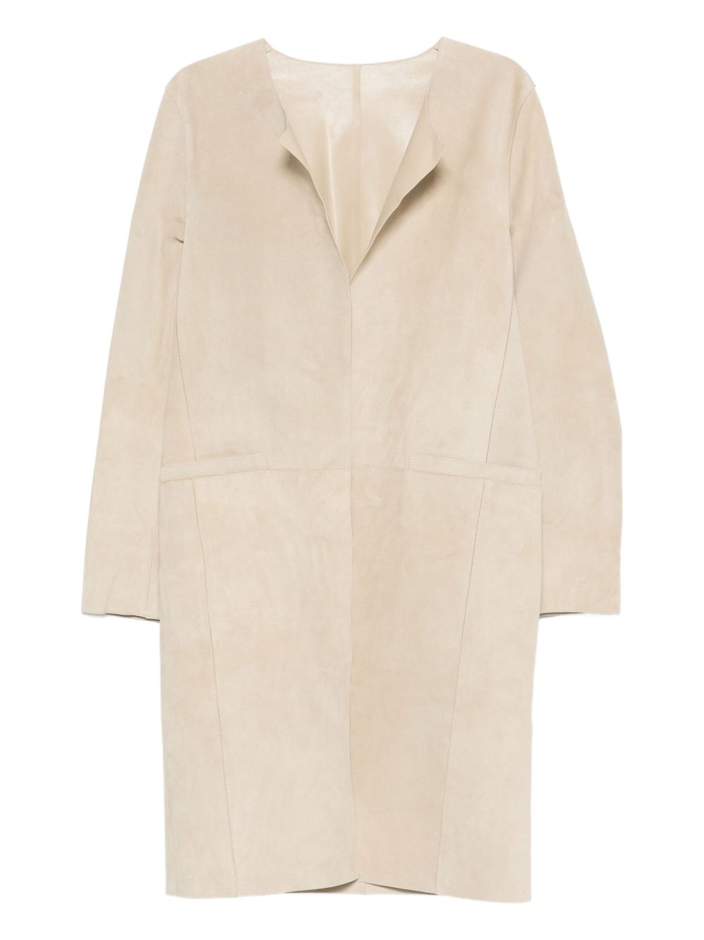 Toteme Women Suede Leather Coat