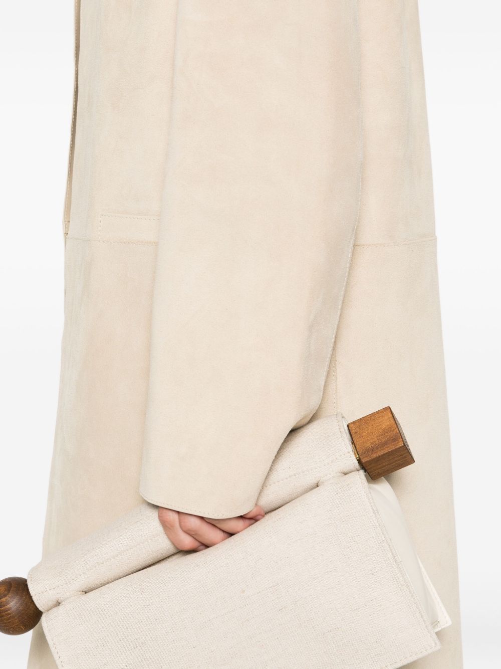 Toteme Women Suede Leather Coat