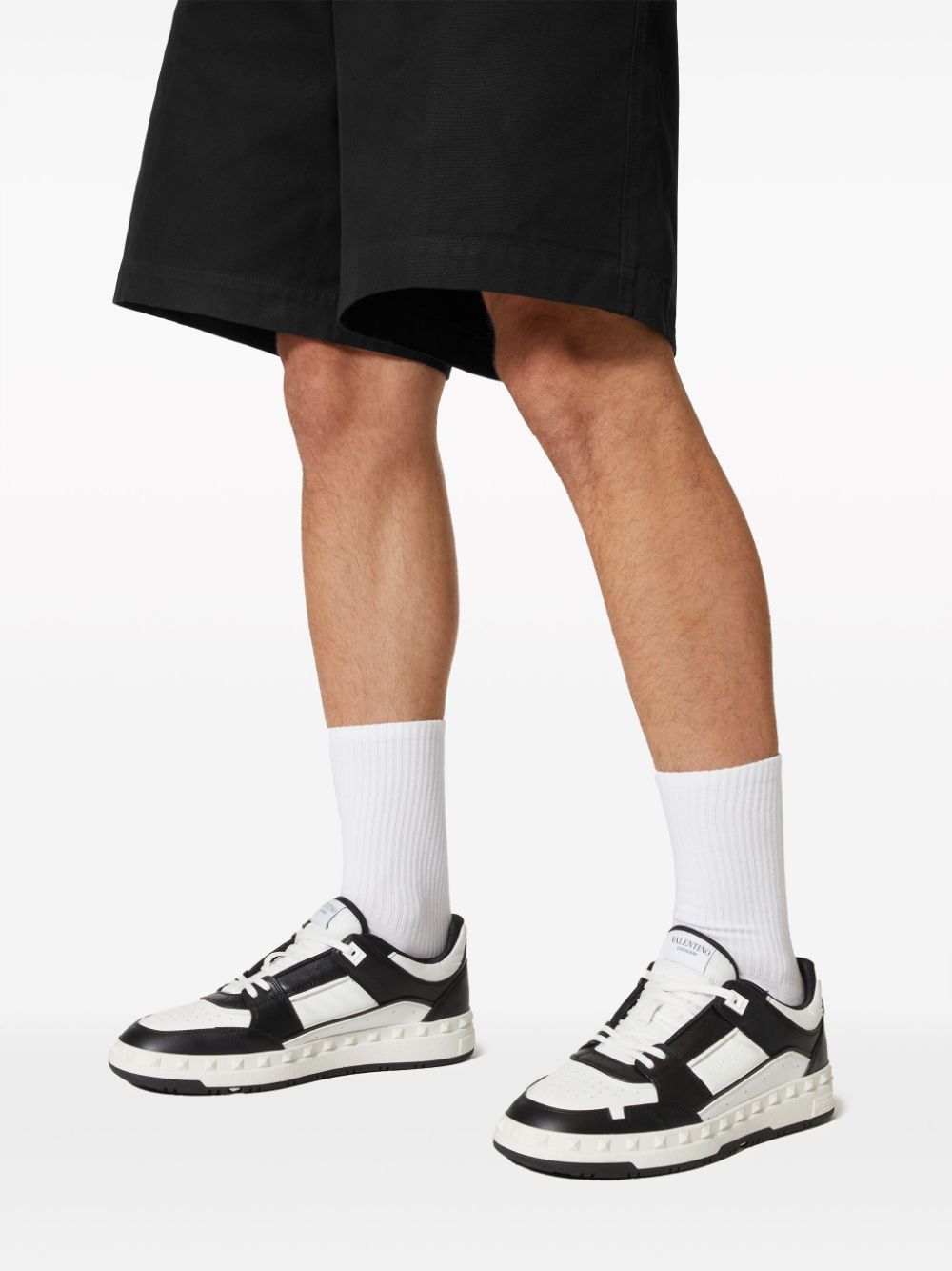 Valentino Garavani Men Freedots Leather Sneakers