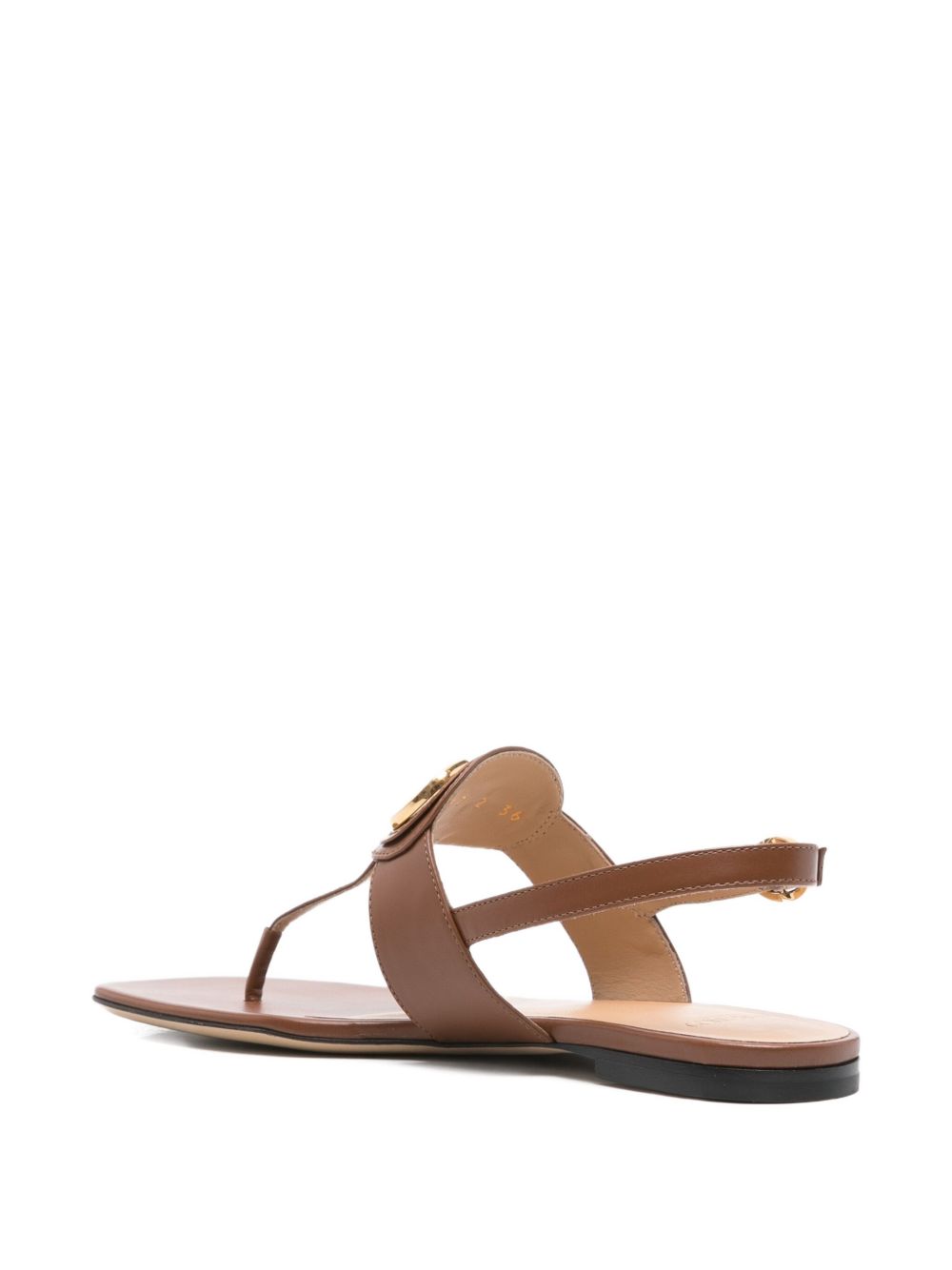 Valentino Garavani Women Vlogo Signature Leather Thong Sandals VALENTINO GARAVANI