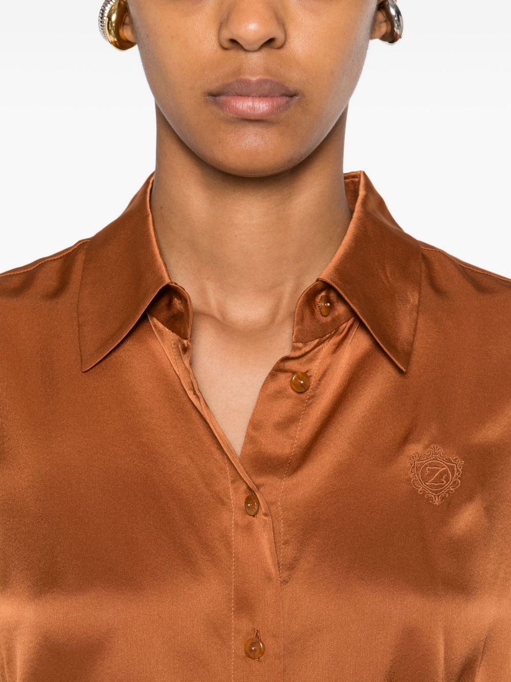 Zimmermann Women Satin Silk Shirt ZIMMERMANN
