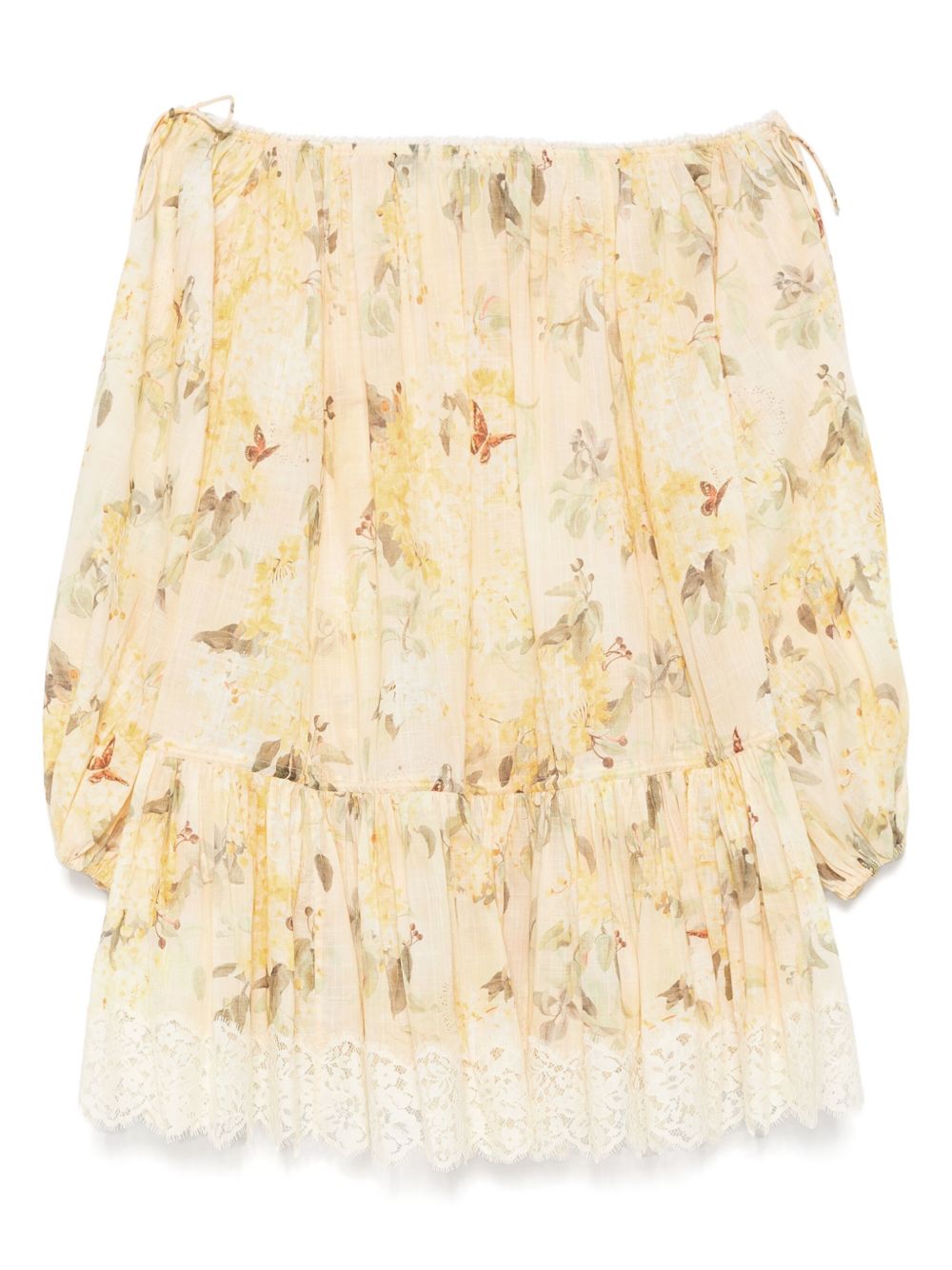 Zimmermann Women Cascadian Cotton Mini Dress ZIMMERMANN