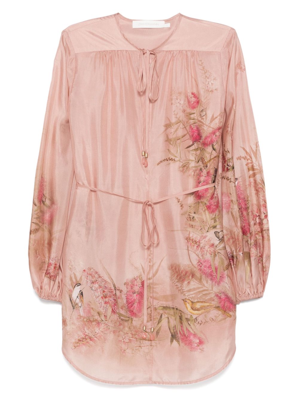 Zimmermann Women Cascadian Printed Silk Top ZIMMERMANN