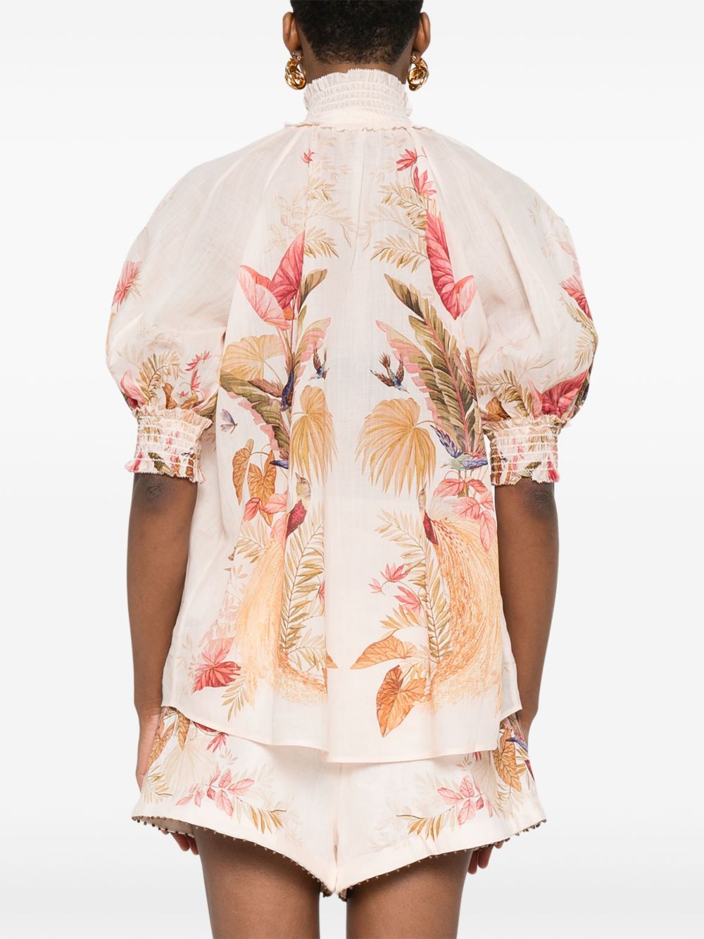 Zimmermann Women Ascension Printed Blouse ZIMMERMANN