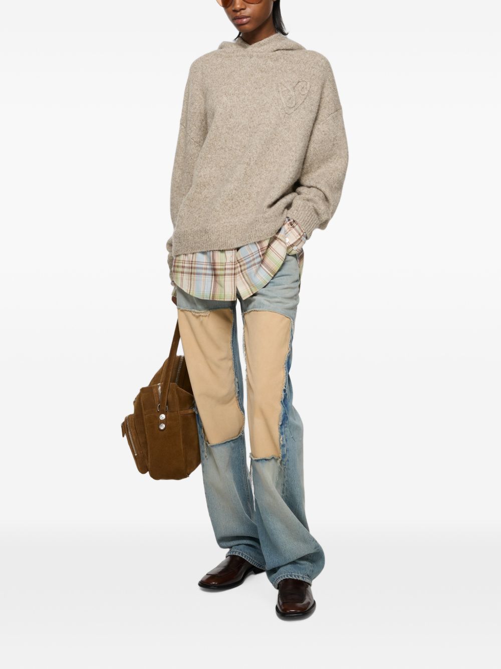 Acne Studios Women Wool Blend Hoodie ACNE STUDIOS