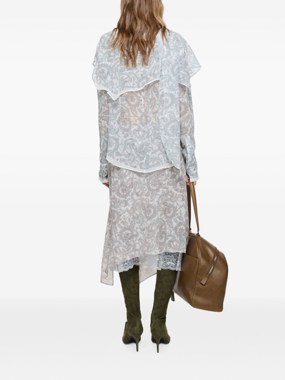Acne Studios Women Paisley Print Silk Shirt ACNE STUDIOS