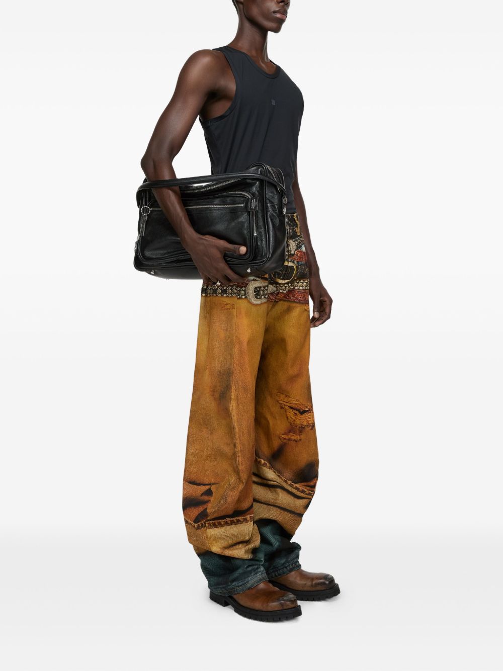 Acne Studios Men Camero Camera Leather Shoulder Bag ACNE STUDIOS