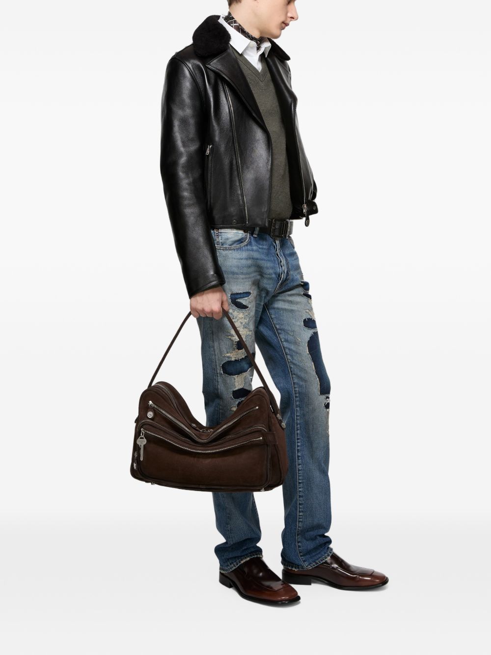 Acne Studios Women Camero Camera Leather Shoulder Bag ACNE STUDIOS