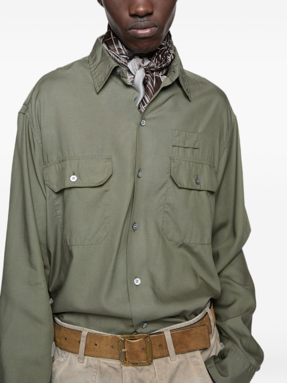 Acne Studios Women Printed Silk Foulard ACNE STUDIOS
