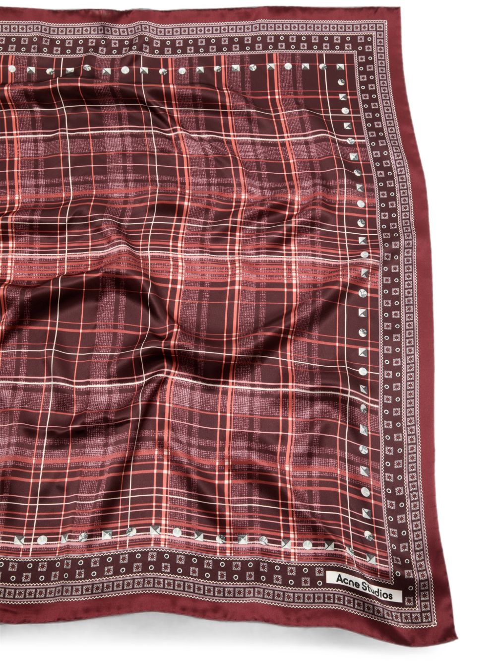 Acne Studios Women Checked Silk Scarf ACNE STUDIOS