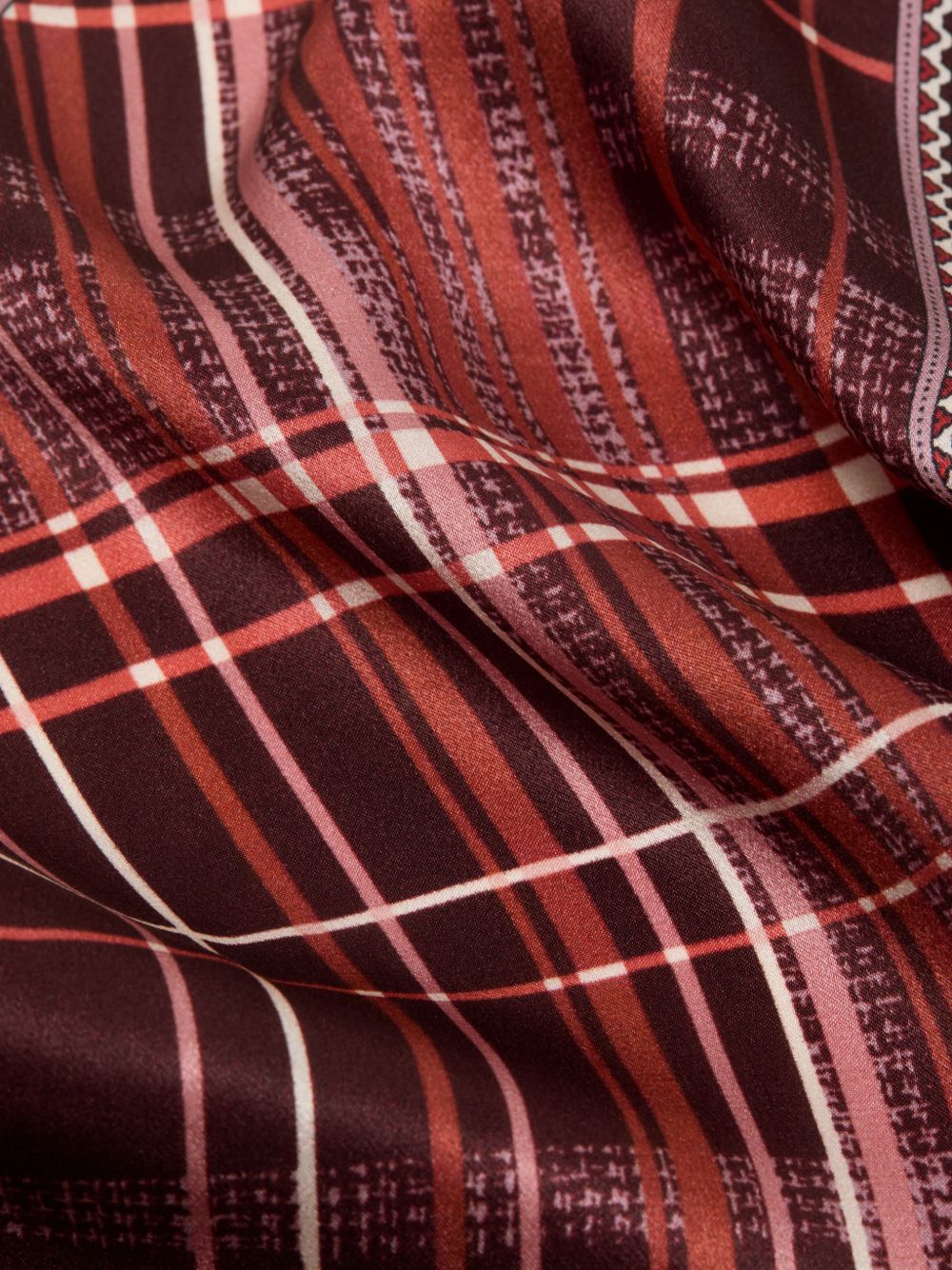 Acne Studios Women Checked Silk Headband ACNE STUDIOS