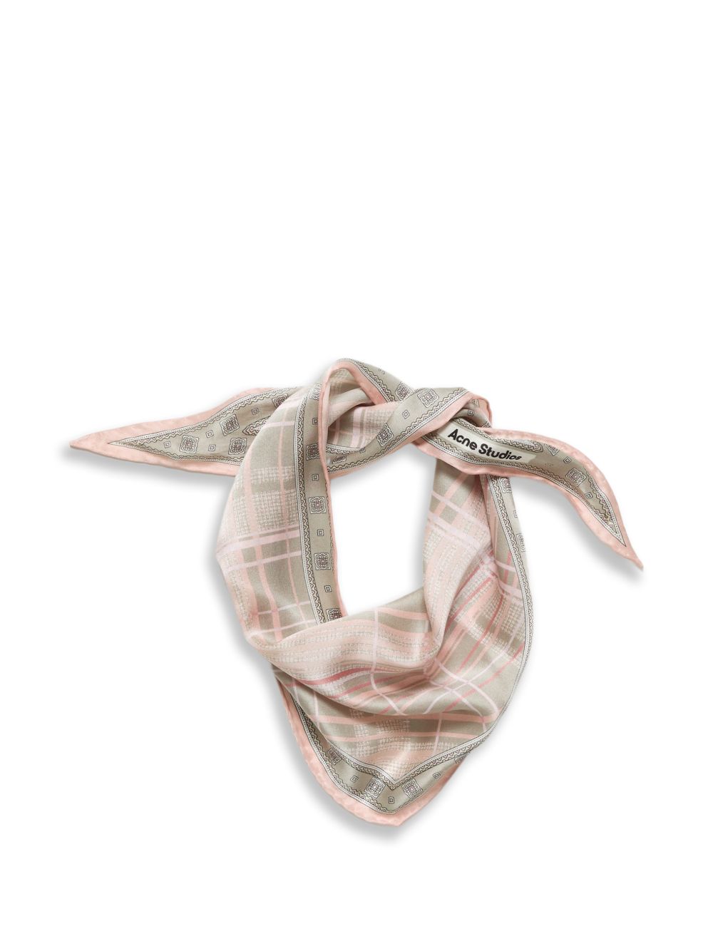 Acne Studios Women Printed Silk Headband ACNE STUDIOS