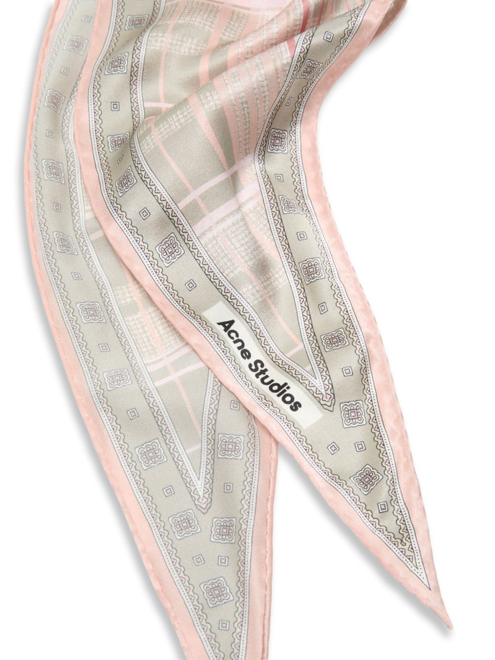 Acne Studios Women Printed Silk Headband ACNE STUDIOS