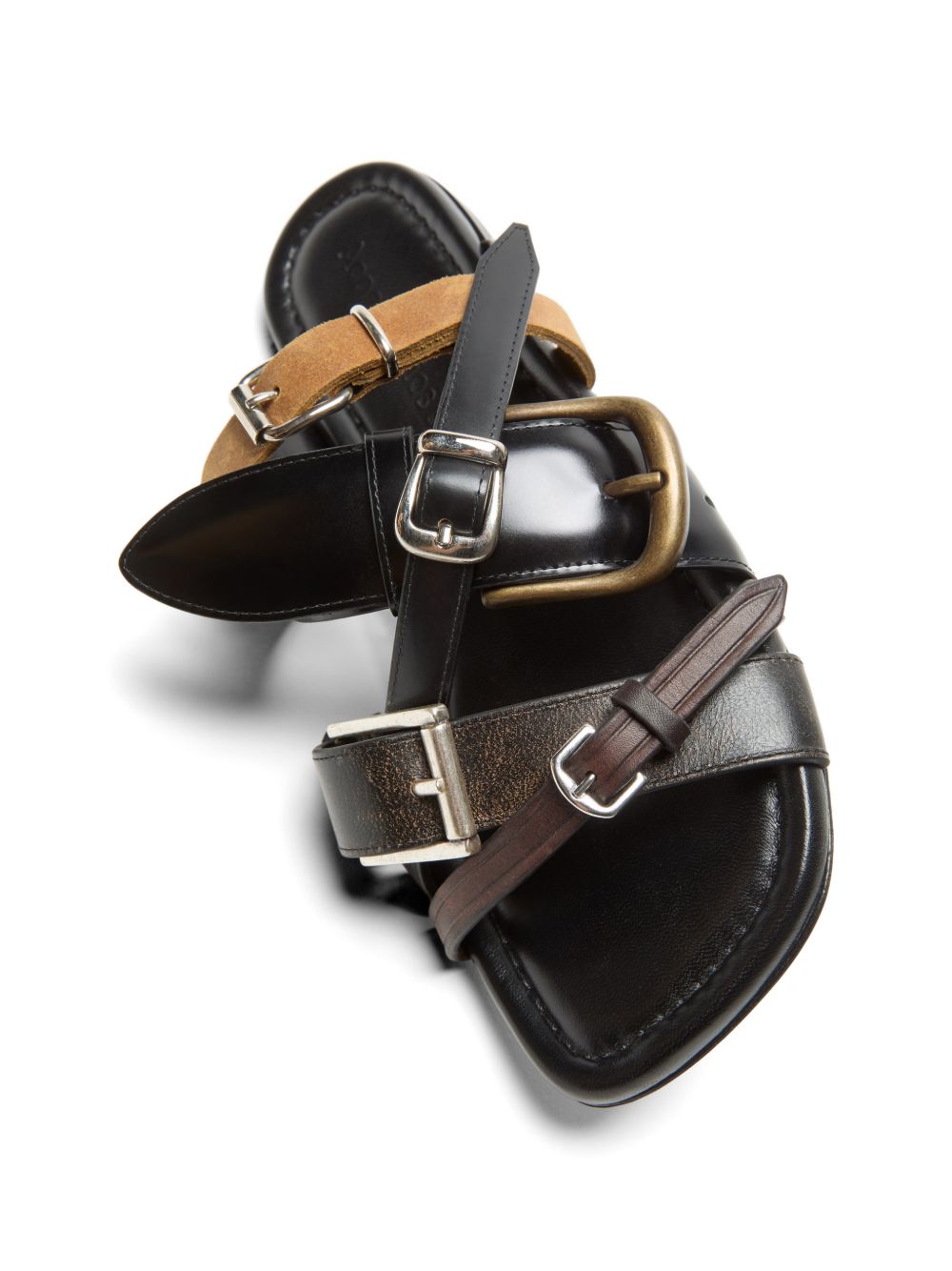 Acne Studios Women Leather Flat Sandals ACNE STUDIOS