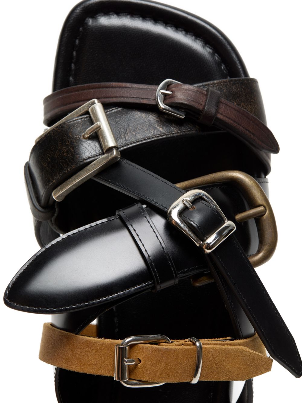 Acne Studios Women Leather Flat Sandals ACNE STUDIOS