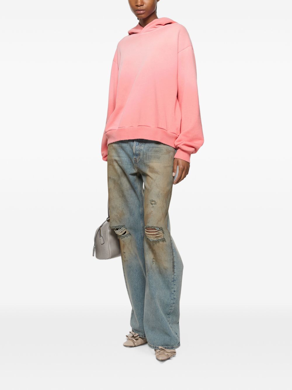 Acne Studios Women Logo Cotton Hoodie ACNE STUDIOS