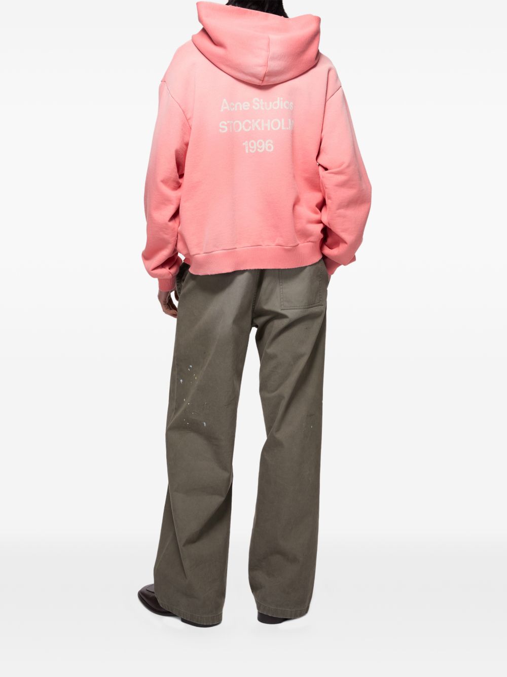 Acne Studios Women Logo Cotton Hoodie ACNE STUDIOS