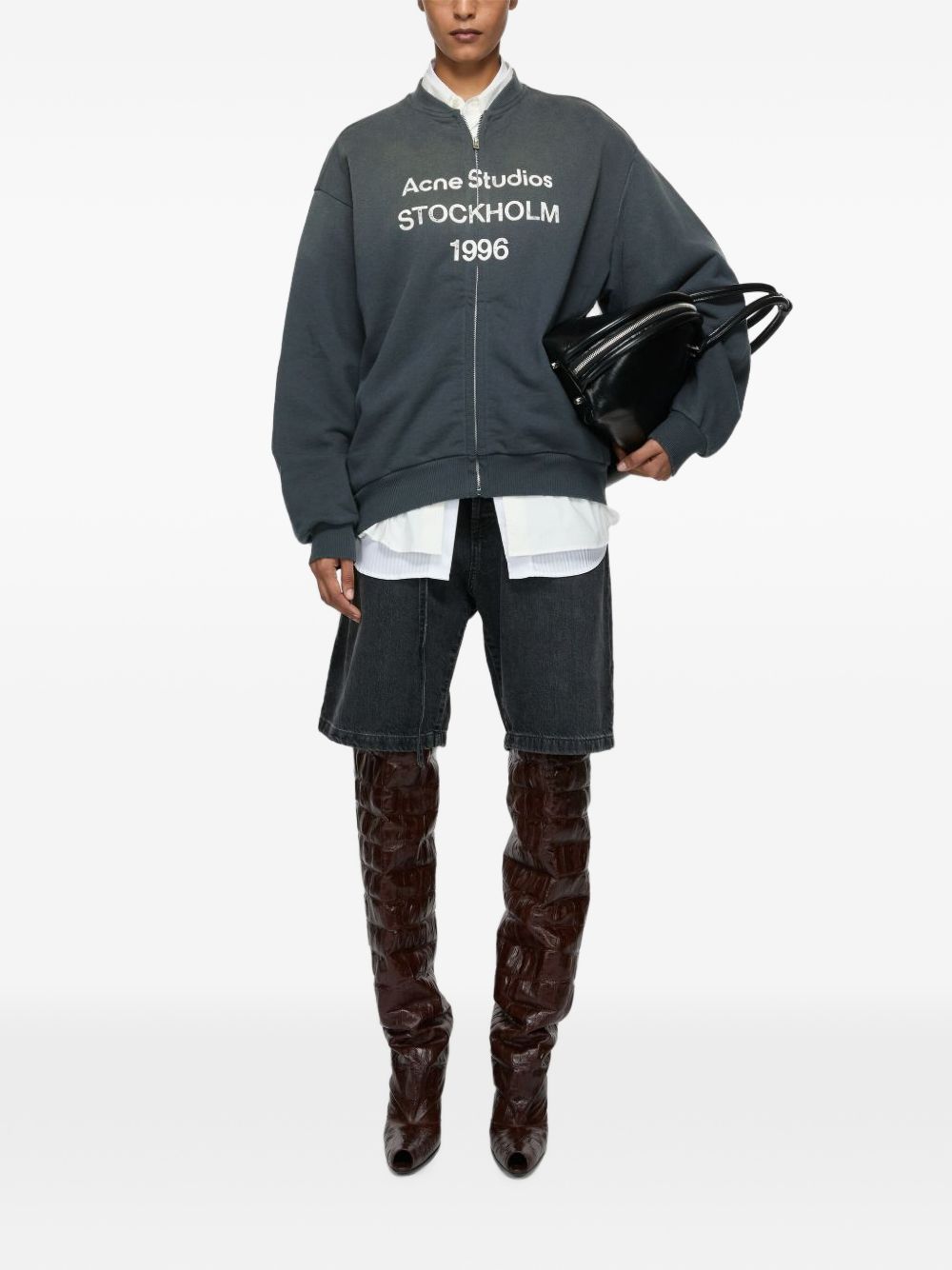 Acne Studios Men Logo Cotton Sweatshirt ACNE STUDIOS