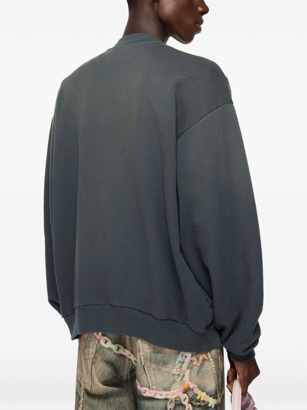 Acne Studios Men Logo Cotton Sweatshirt ACNE STUDIOS