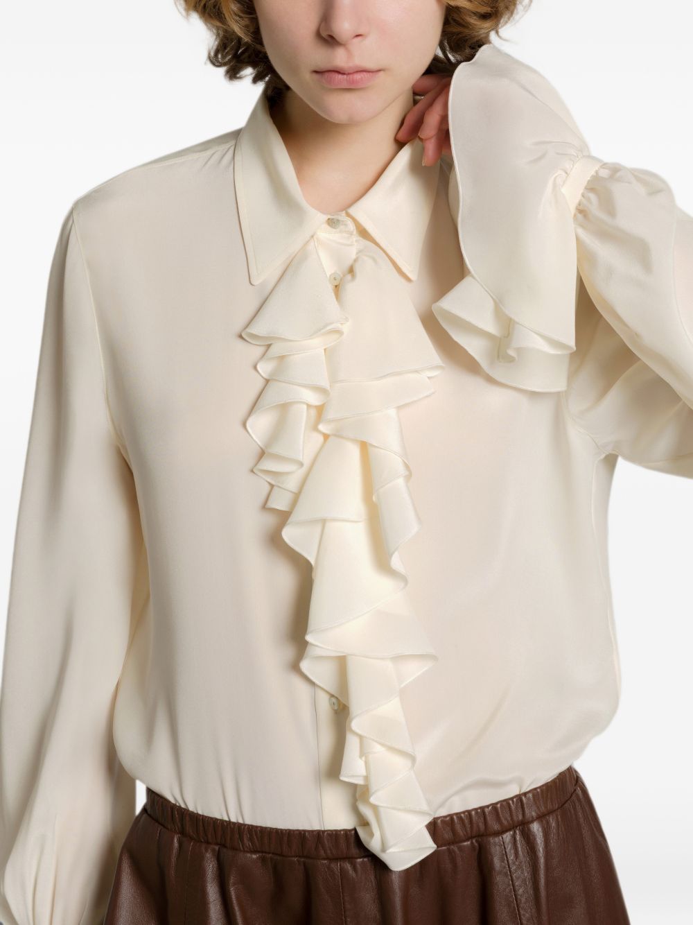Alberta Ferretti Women Crepe De Chine Shirt ALBERTA FERRETTI