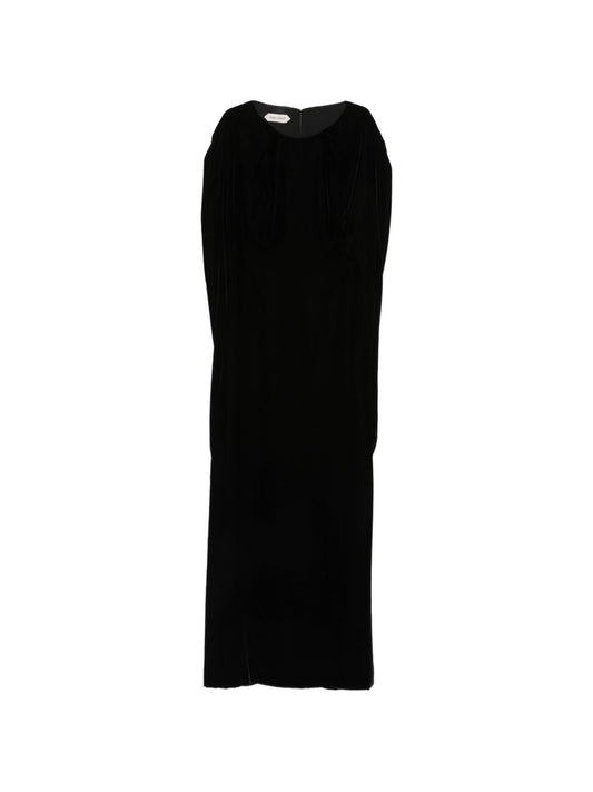 Alberta Ferretti Women Velvet Long Dress ALBERTA FERRETTI