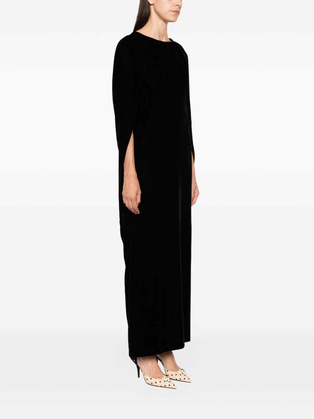 Alberta Ferretti Women Velvet Long Dress ALBERTA FERRETTI