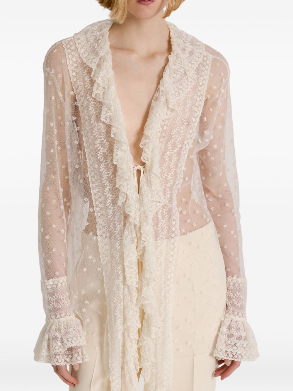 Alberta Ferretti Women Tulle Shirt ALBERTA FERRETTI