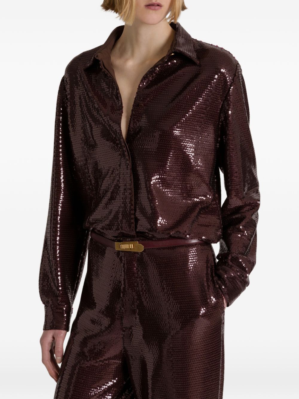 Alberta Ferretti Women Sequined Shirt ALBERTA FERRETTI