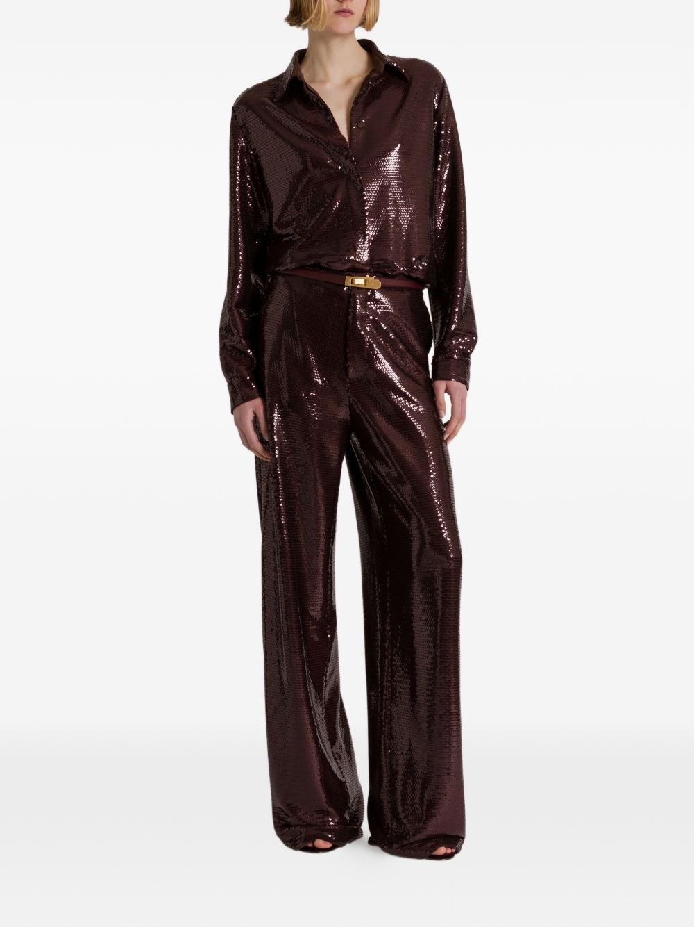 Alberta Ferretti Women Sequined Shirt ALBERTA FERRETTI