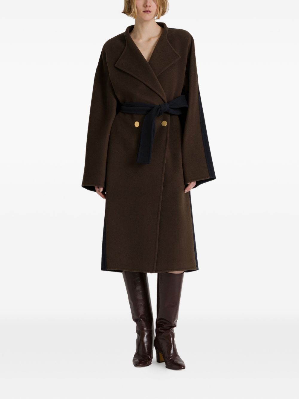 Alberta Ferretti Women Wool And Cashmere Long Coat ALBERTA FERRETTI