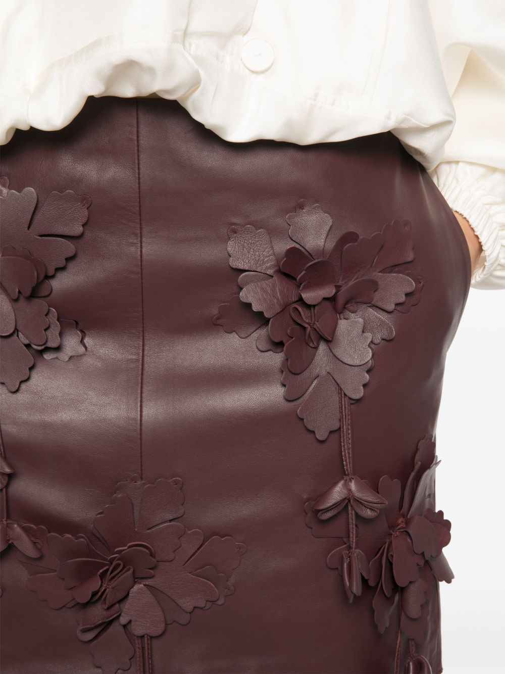 Alberta Ferretti Women Faux Leather Mini Skirt ALBERTA FERRETTI
