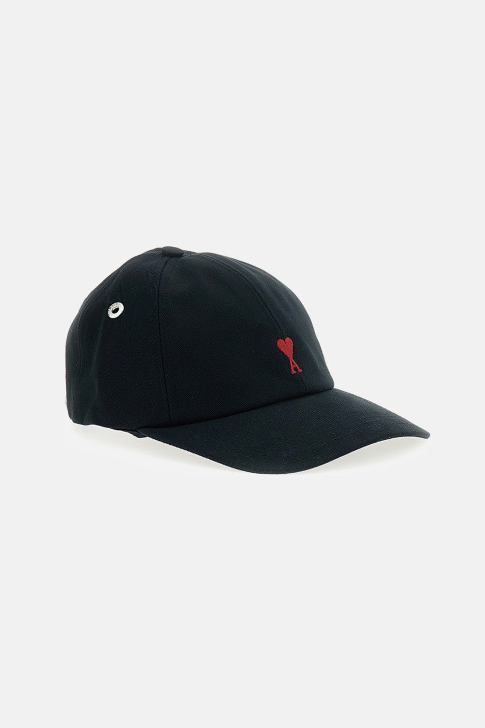 Ami Paris Men Red Ami De Coeur Embroidery Cap AMI PARIS