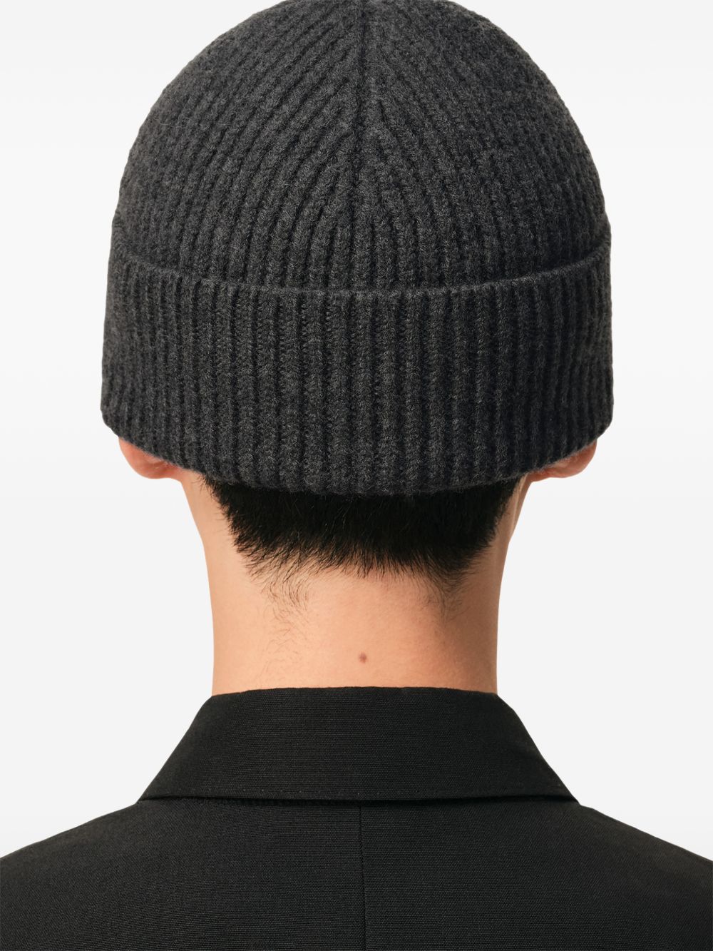 Ami Paris Men Ami De Coeur Wool Beanie AMI PARIS