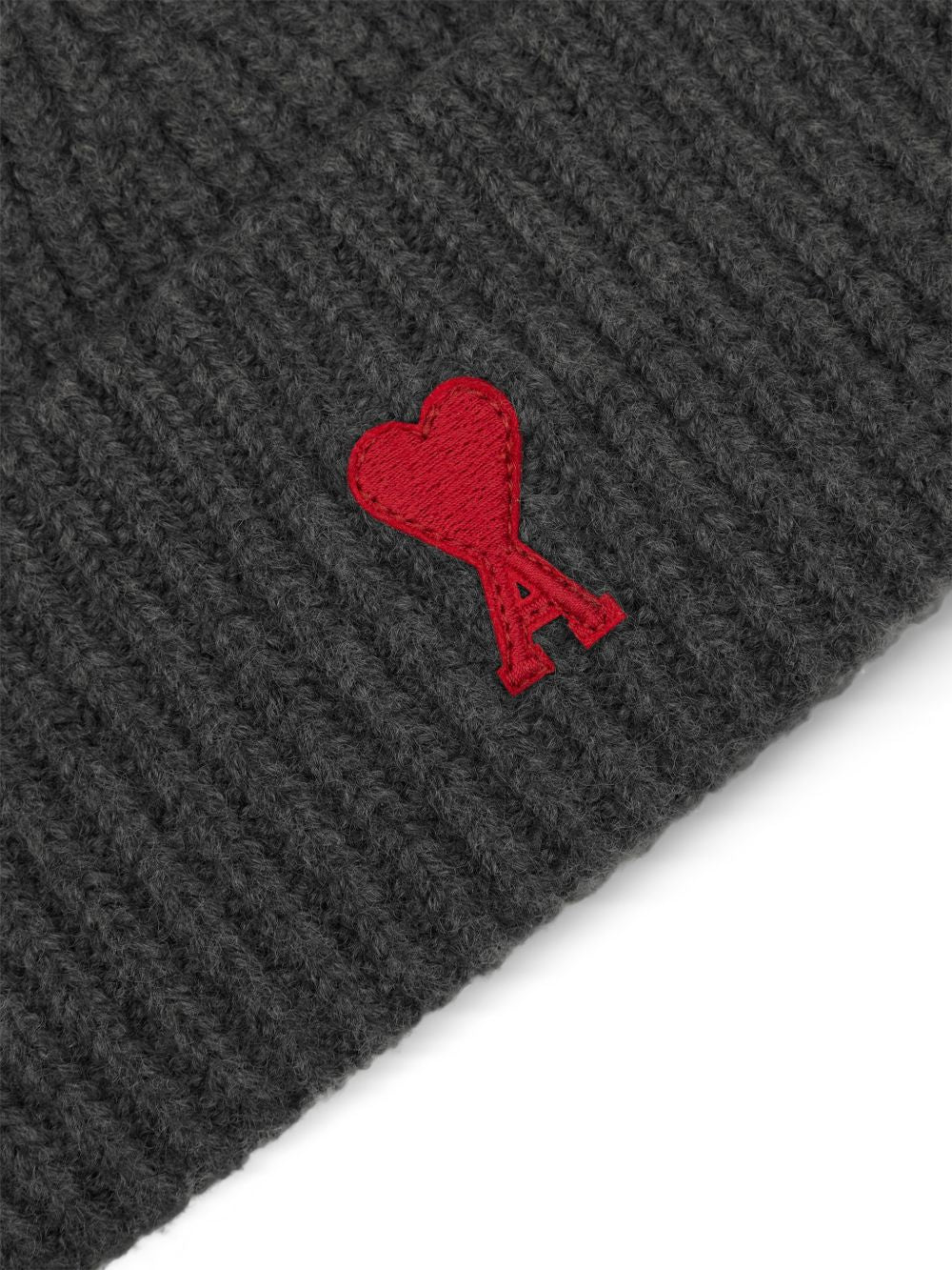 Ami Paris Men Ami De Coeur Wool Beanie AMI PARIS