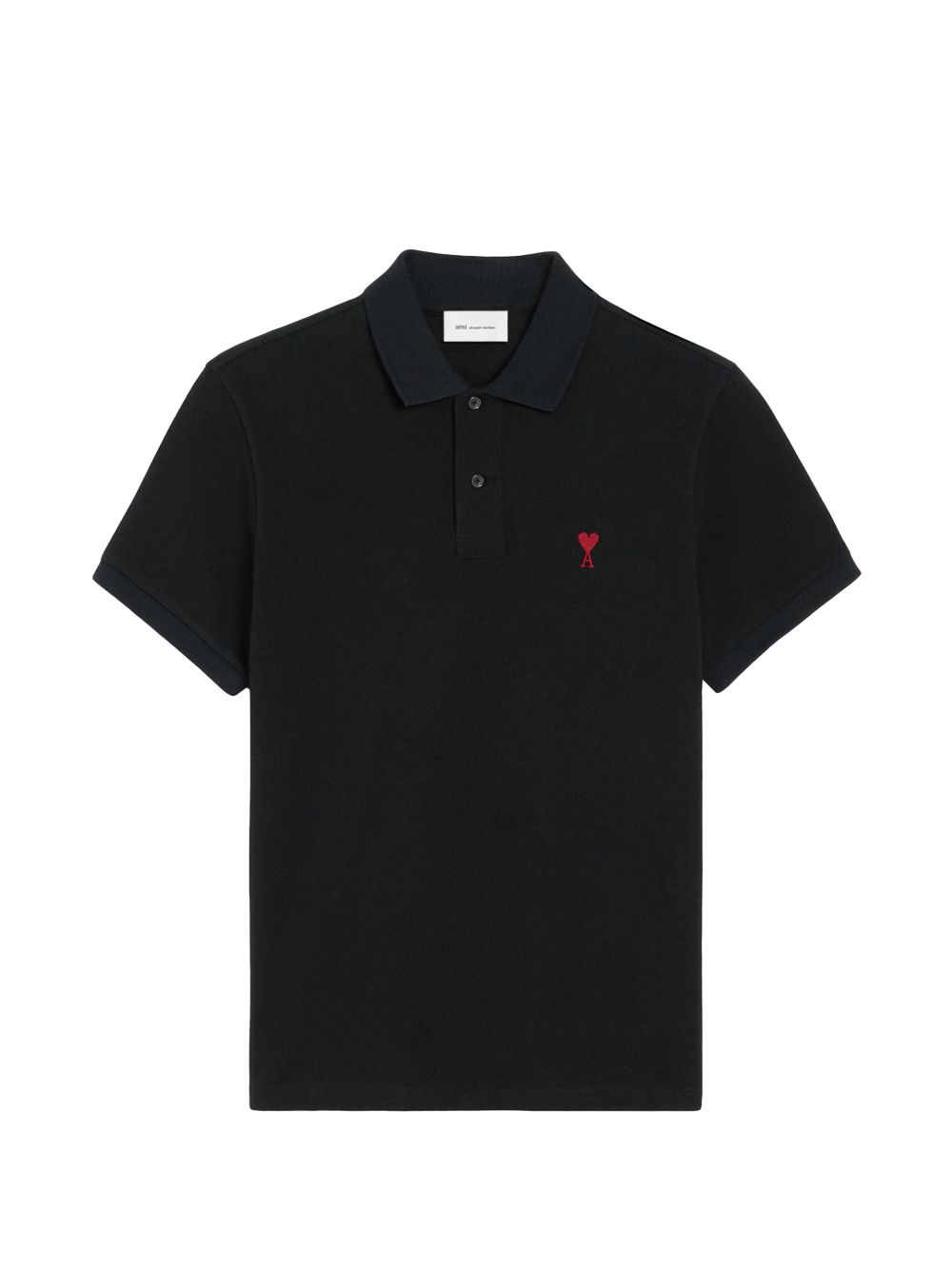 Ami Paris Men Ami De Coeur Cotton Polo Shirt