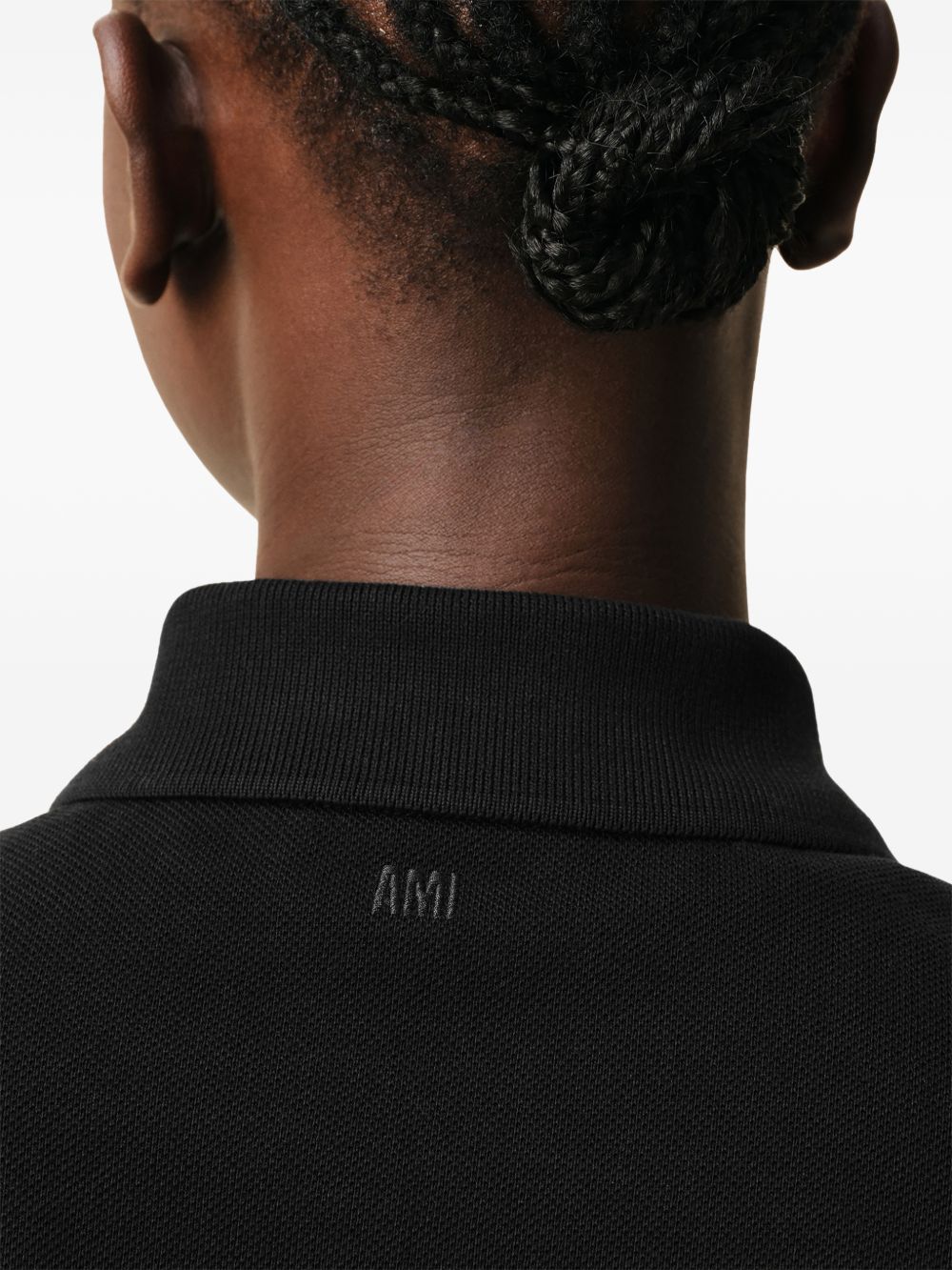 Ami Paris Men Ami De Coeur Cotton Polo Shirt