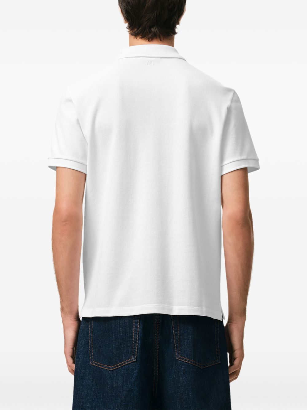 Ami Paris Men Ami De Coeur Cotton Polo Shirt AMI PARIS