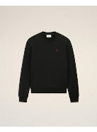 Ami Paris Men Sweatshirt With Red Ami De Coeur AMI PARIS