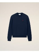 Ami Paris Men Sweatshirt With Red Ami De Coeur AMI PARIS