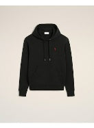 Ami Paris Men Hoodie With Red Ami De Coeur AMI PARIS
