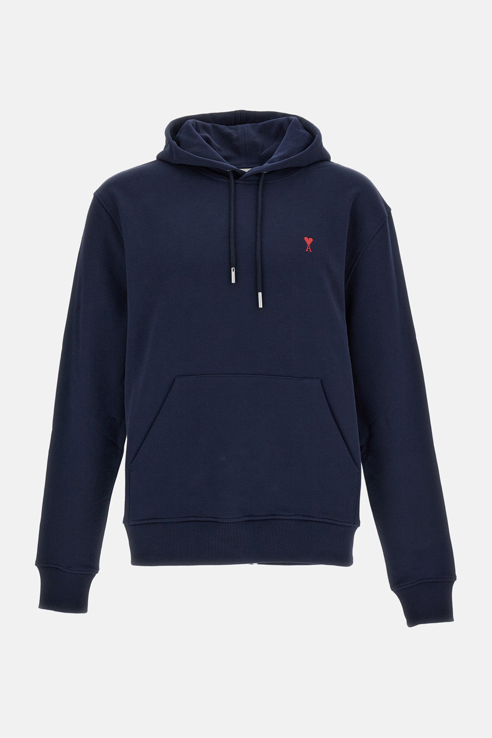 Ami Paris Men Hoodie With Red Ami De Coeur AMI PARIS