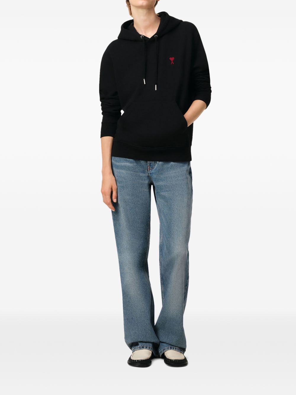 Ami Paris Women Ami De Coeur Cotton Hoodie