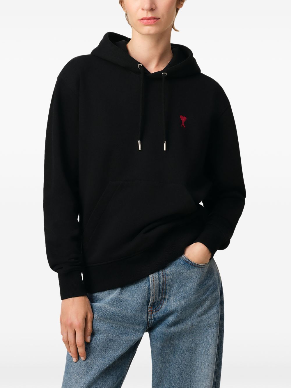 Ami Paris Women Ami De Coeur Cotton Hoodie