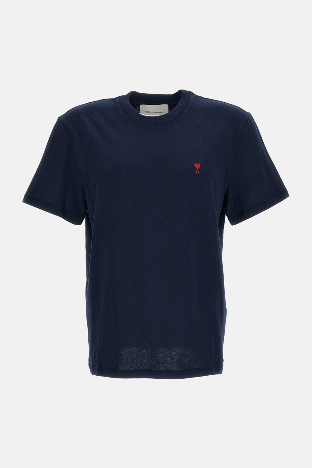 Ami Paris Men Tshirt With Red Ami De Coeur AMI PARIS