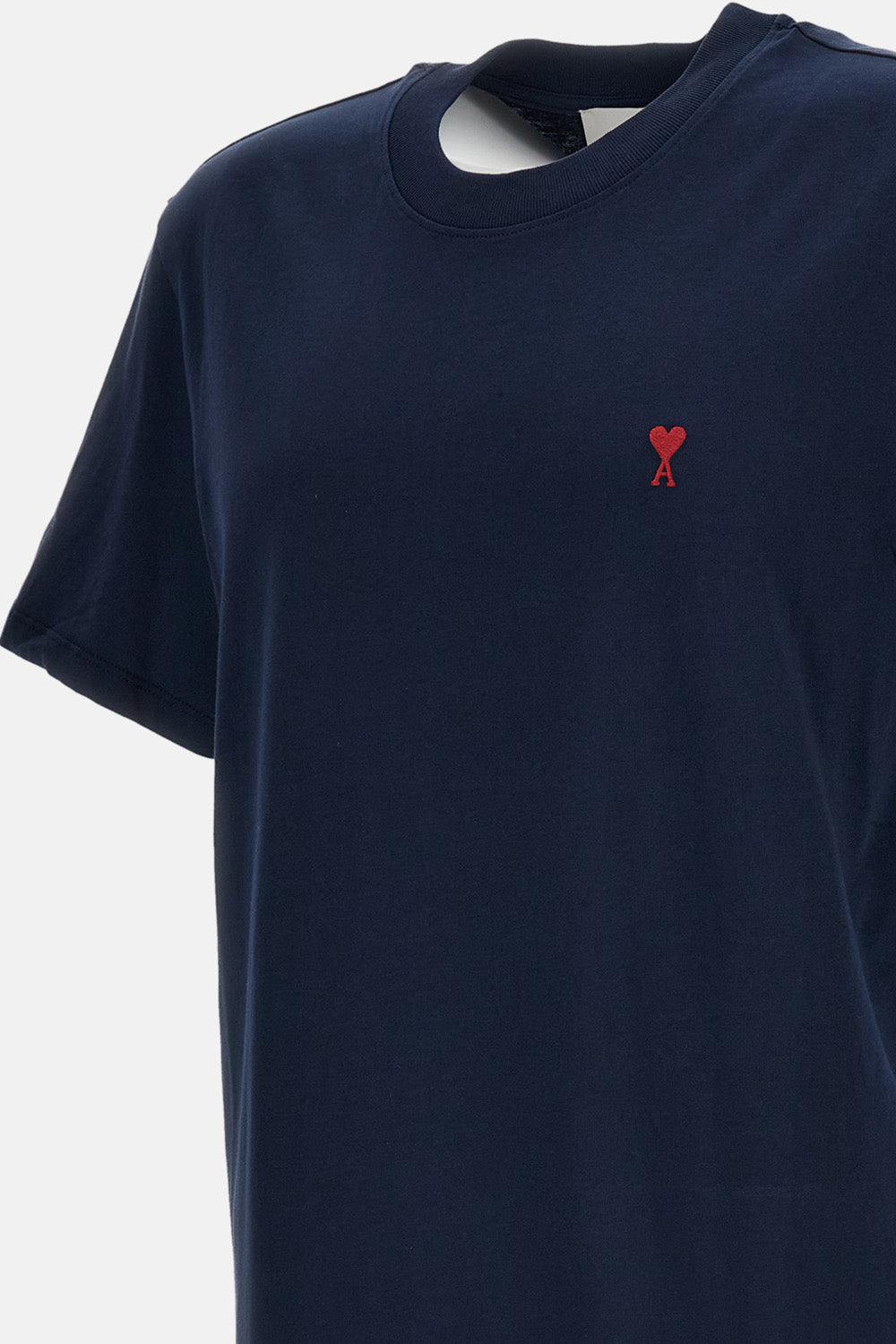 Ami Paris Men Tshirt With Red Ami De Coeur AMI PARIS