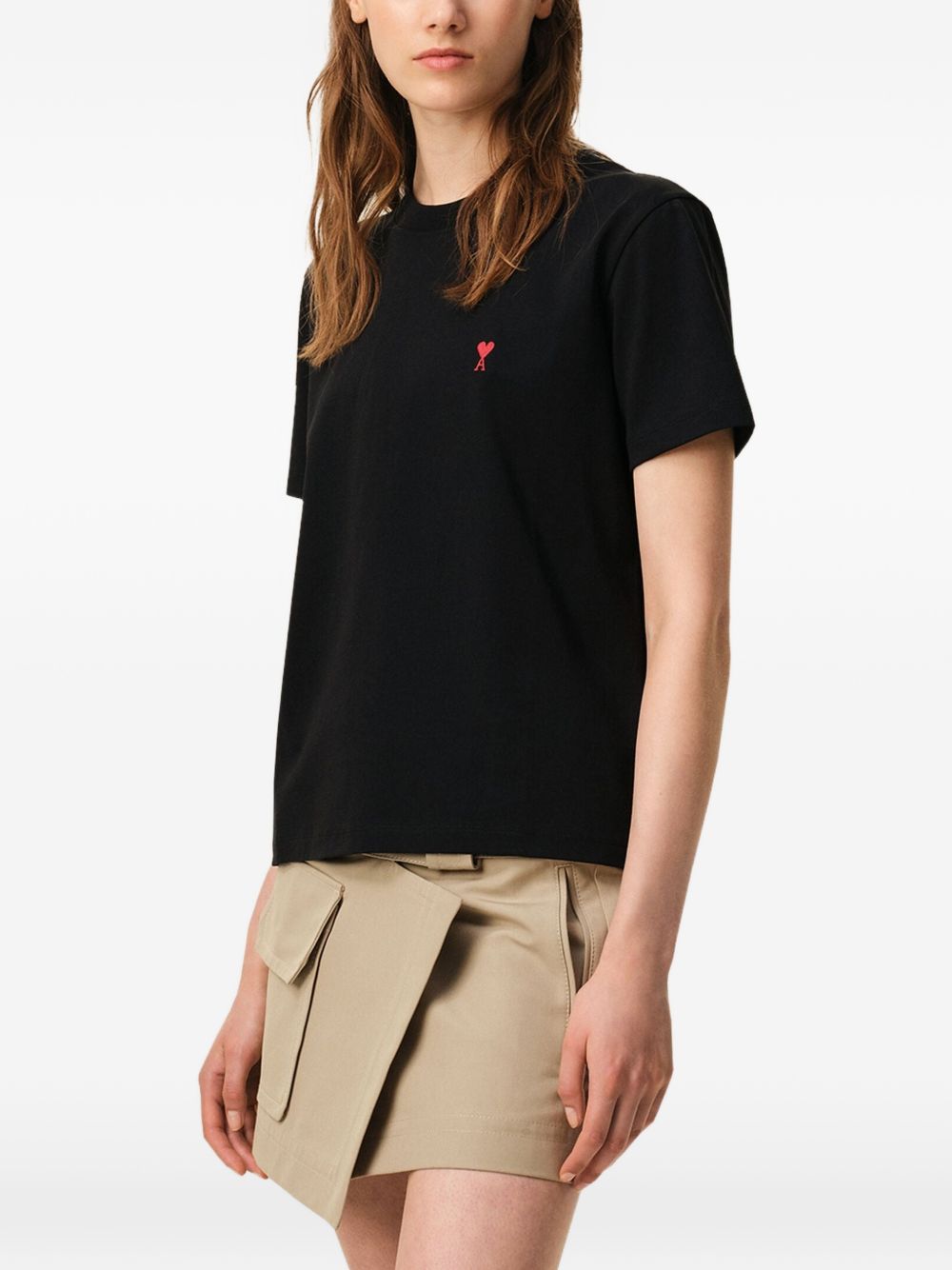 Ami Paris Women Ami De Coeur Cotton T-Shirt