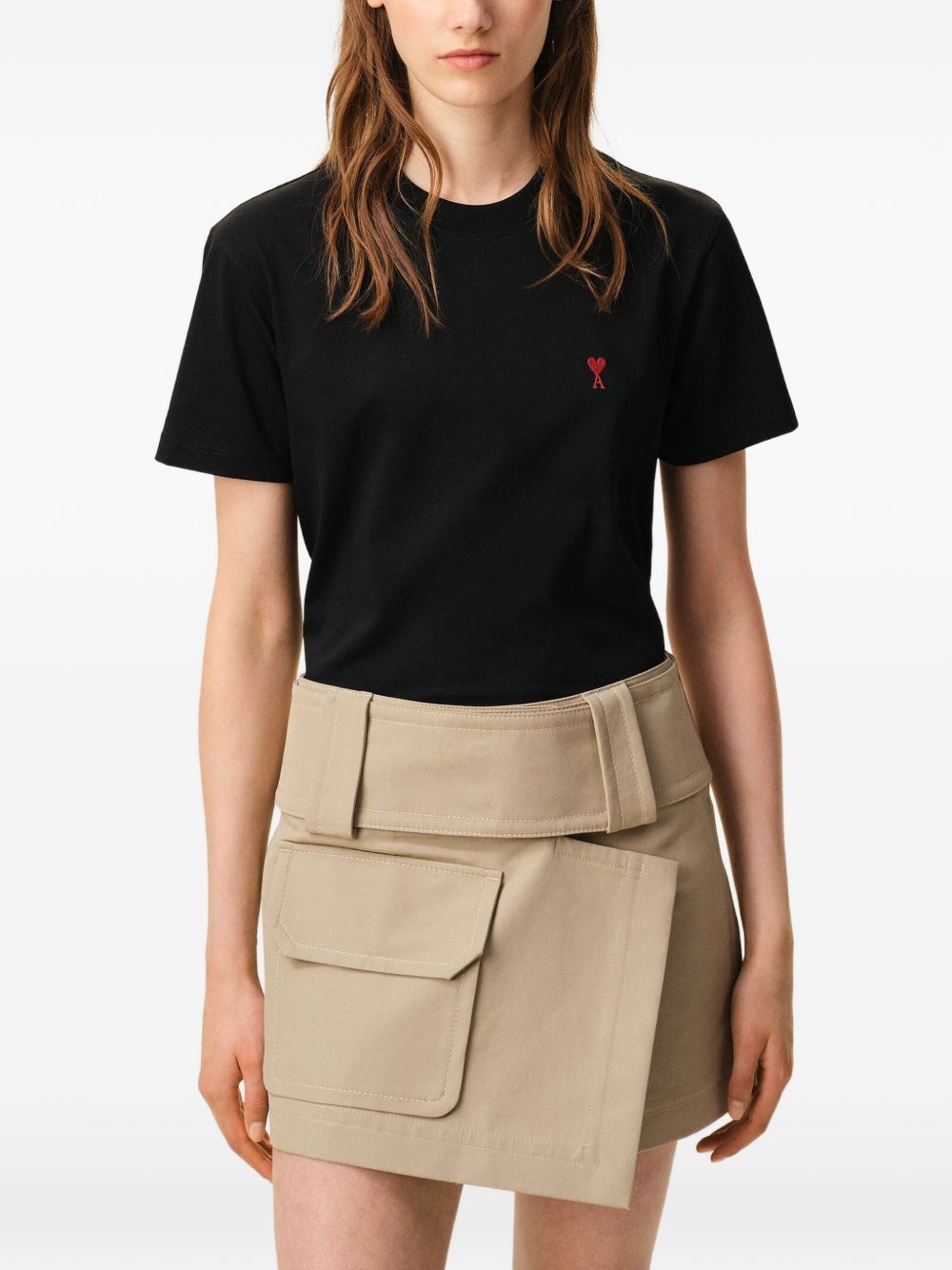 Ami Paris Women Ami De Coeur Cotton T-Shirt