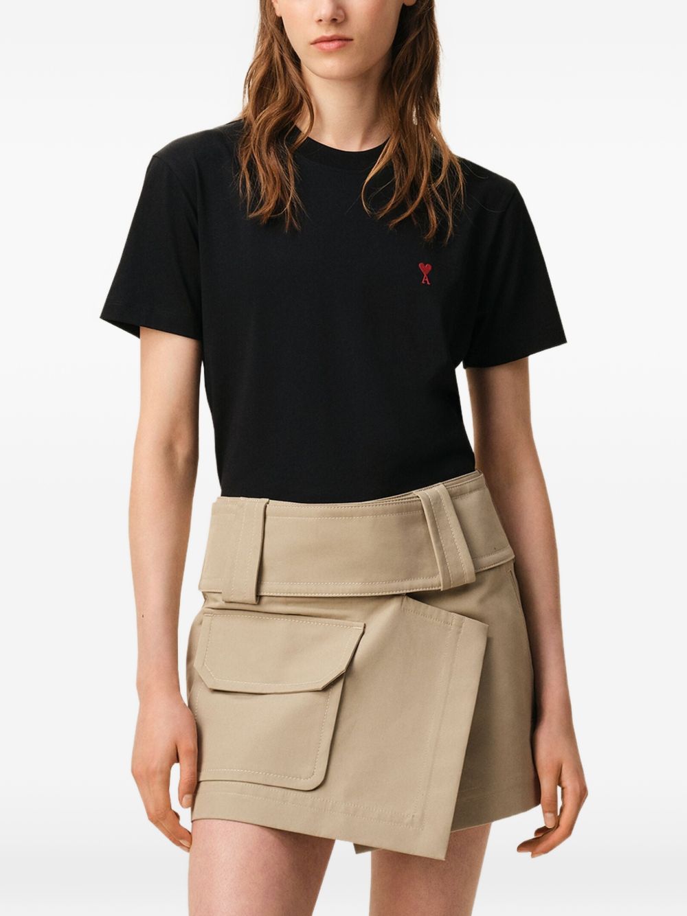 Ami Paris Women Ami De Coeur Cotton T-Shirt